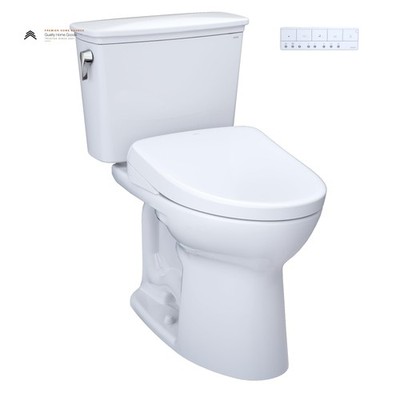 TOTO MW7864726CEFGA.10#01 Elongated Toilet + S7 Washlet+ Seat, Cotton White