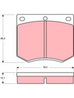 <!--F#f_0-->TRW Brake Pads fits Holden H Series 5.3 HG (GDB660)<!--F/-->