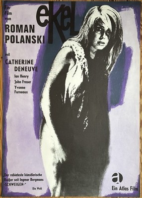 Original EKEL Polanksi Kinoplakat A1 Filmposter 1965 GEROLLT Style B Arthouse
