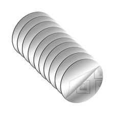 10Pcs Frameless Mirror Tiles, 4 Inch round Acrylic Mirror Sheets Self Adhesive M