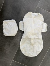 Happiest Baby Snoo Sleepack White Size Medium  White Bassinet Sheet