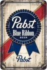 Beer Vintage Metal Sign Print, Retro Bar Pub Decor Tin Sign, 8 x 12 Inch