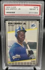 Ken Griffey Jr 1989 Fleer #548 Rookie RC PSA 8 - HoF Mariners