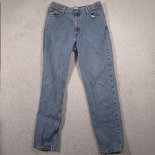Calvin Klein Jeans Mens 34x34 Blue Medium Wash Straight Leg Denim Pants