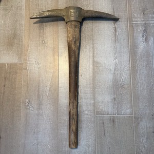 Vintage Pick Mattock 6 lb Head 17” Forged Steel w/ Maker’s Mark 26” Handle