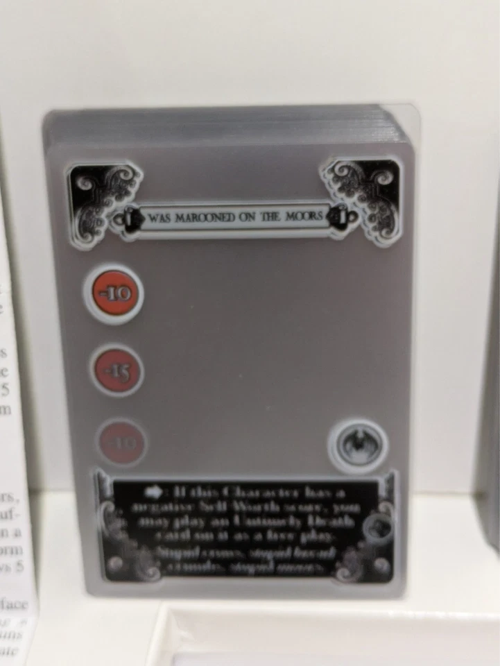 Gloom Card Game 2nd Edition by Keith Baker Complete Pre-Owned Grave Consequences - Image 4 of 4