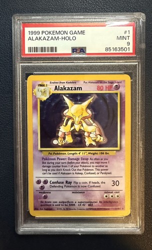 Alakazam graded PSA 9 for sale on eBay