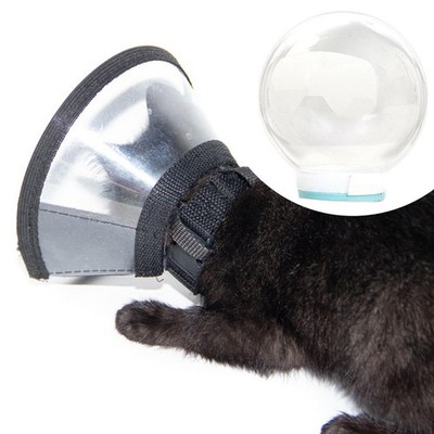 Ballmaske für aggressive Katze 15x16cm Anti Biss Haustierpflege atmungsaktiv Kapuze