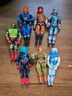 Vintage 1980's HASBRO Lot of 7 G I Joe 3.75" Action Figures Soldiers