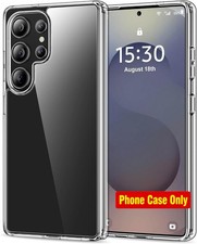 Clear Hard Case for Samsung Galaxy S25 Ultra 6.9-Inch, Drop Scratch Protection
