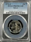 1976-S 25C Deep Cameo Silver Washington Quarter Dollar PCGS  PR69DCAM   64270856