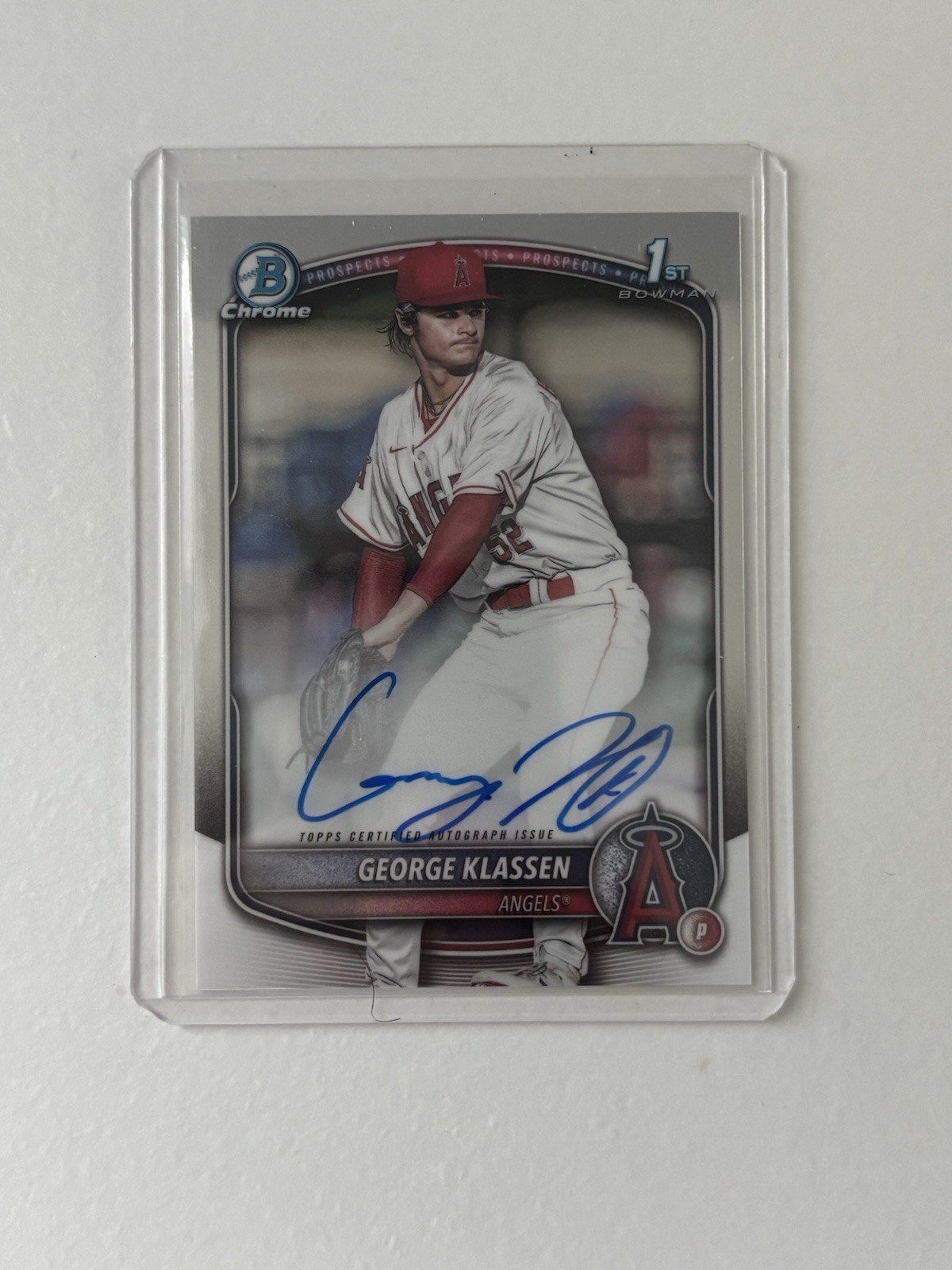 2025 Bowman - Chrome Prospect Autographs George Klassen #CPA-GK (AU, RC)