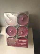  Pier 1 Imports WINTERBERRY  Tea Lights Candles - 30 Pack