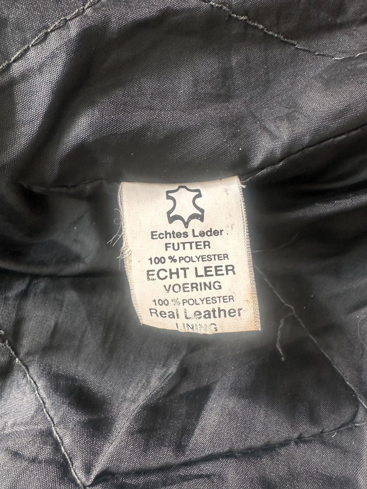 Vintage 90s Black Leather Biker Motorcycle Jacket Camden London Punk Belted HLC - product detail image 21