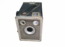 Vintage Ansco Shur-Shot Box Camera 1940s 120 Film Binghamton NY Collectible Gear