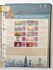 GB 2009 CS5  Royal Mail Smilers Stamp Sheet Big Ben Anniversary