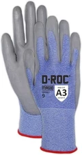 12 PACK PU Coated Work Gloves MAGID D ROC ANSI A3 Touchscreen Compatible SIZE 7