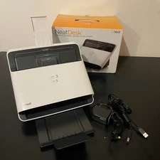 Neat Desk Desktop Scanner Digital Document Filing System ADF-070108 Receipts 