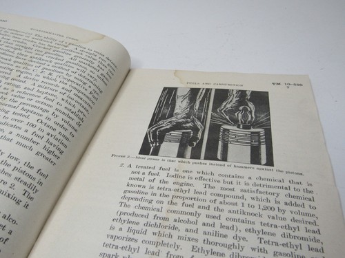 1940's War Department Technical Manual - Fuels and Carburetion TM 10-550 #P13 - Picture 9 of 12