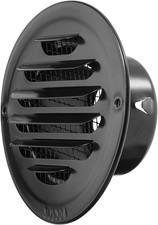 3 Inch Stainless Steel Air Vents round Black Soffit Vent Cover Air Vent Flat 