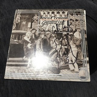 Alice Cooper Signed Autographed Greatest Hits Vinyl Album IPA Coa