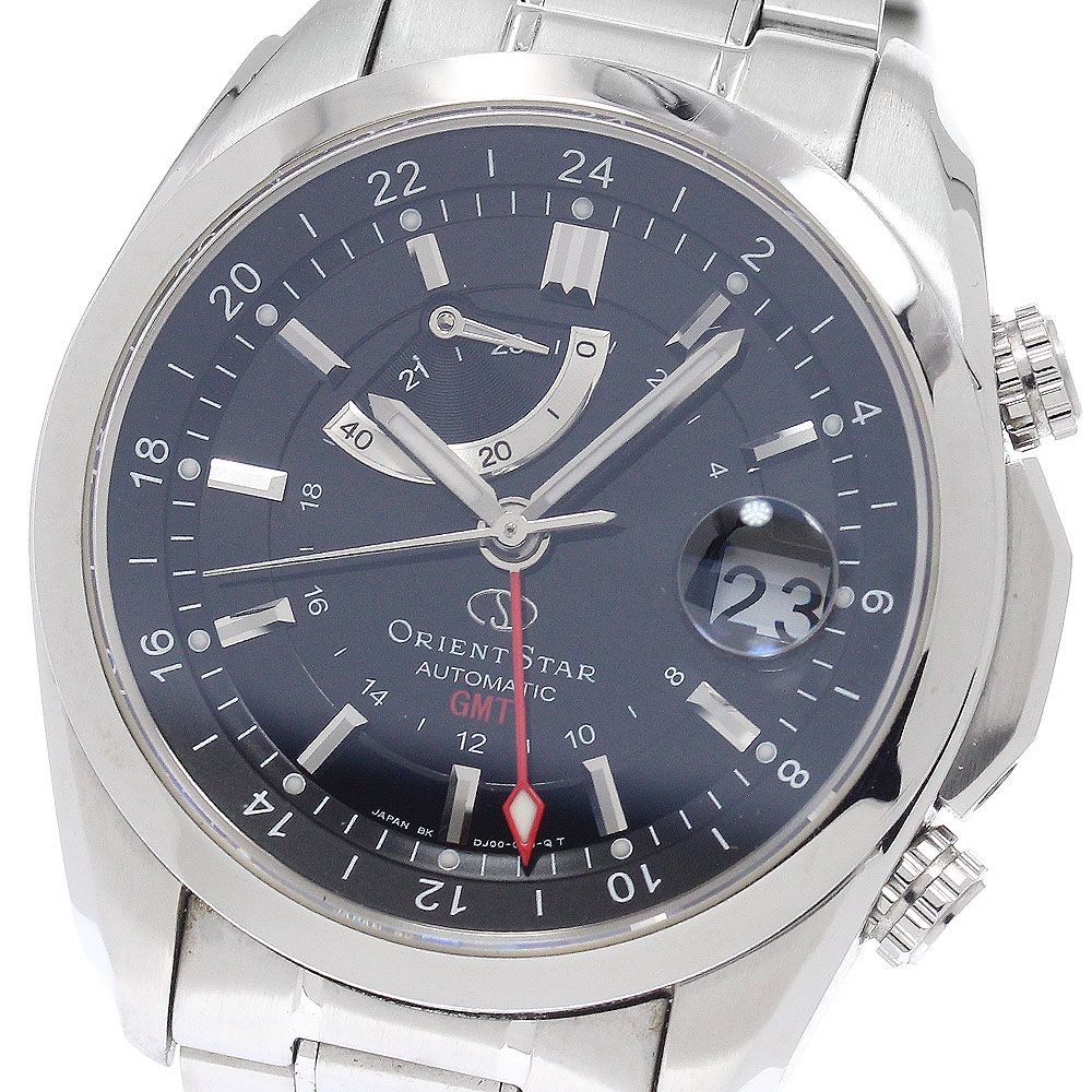 ORIENT STAR GMT ジャンク品 Orient Star GMT Power Reserve Automatic Men's Watch, 42mm SS