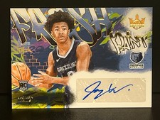 2024-25 Panini Court Kings Jaylen Wells Rookie Fresh Paint Auto /125 GOLD