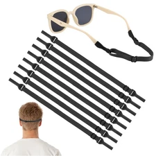 8 Pcs Adjustable Sunglasses Holder Straps Sport Glasses Leash Eyeglass Retainer