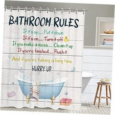 Kids Shower Curtain, Girls Shower Curtain, Boys 72"W x 84"L Pack of 1 A-kids