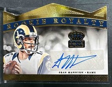 2015 Panini Crown Royale Sean Mannion #RRS-SM ROYalty Sig Gold /99 Auto RC