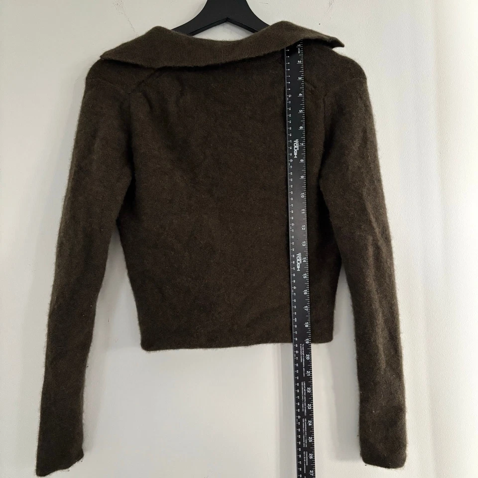 Suéter Vince 100 % cachemir verde oscuro para mujer talla XS extra pequeño Foto 4 de 4