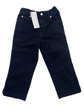 Pappa Ciccia Pants - Navy Blue 100 Cotton/Denim Straight Leg  size 4T