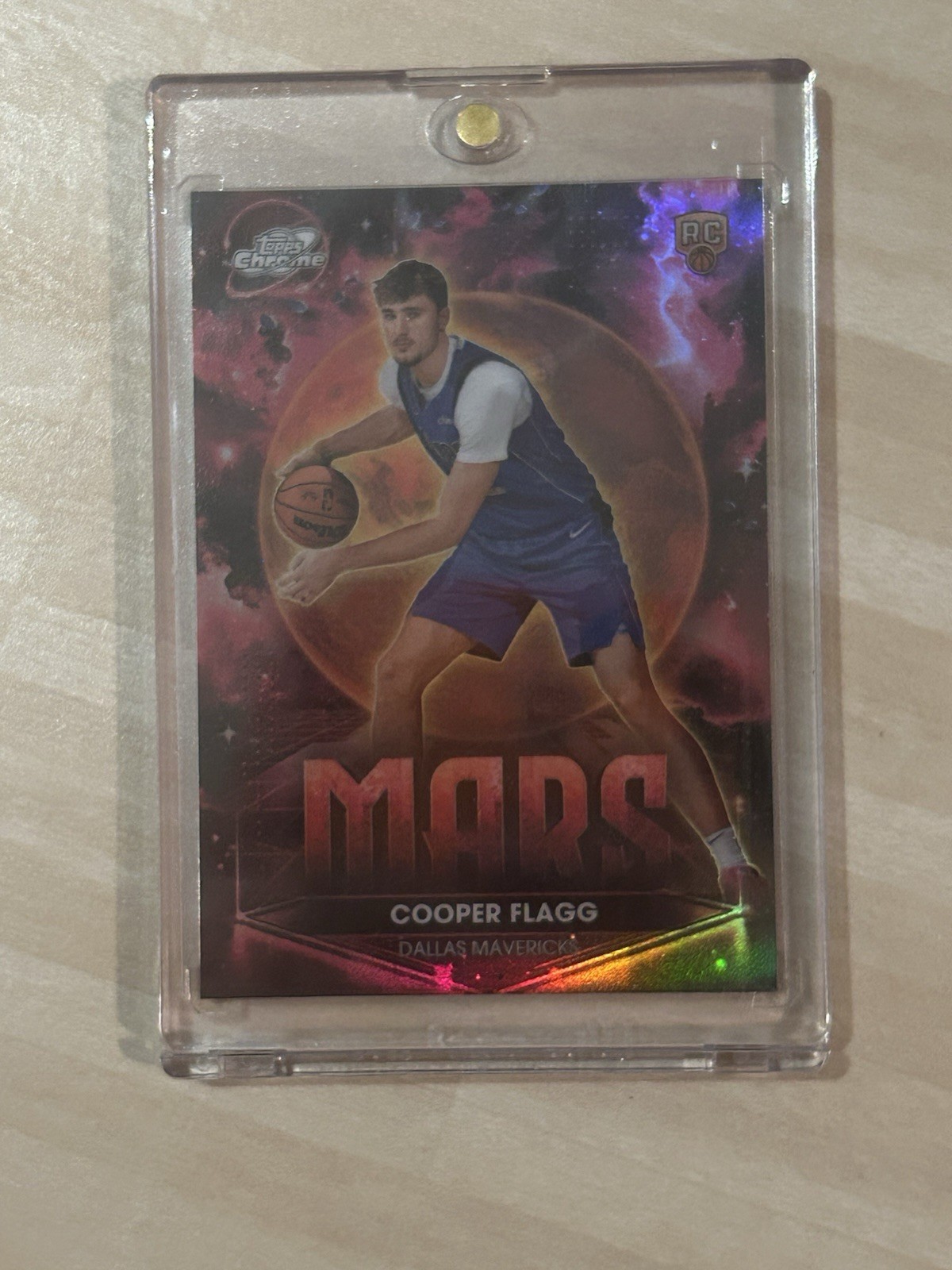 2025-26 Topps Chrome Cosmic Cooper Flagg Rookie Planetary Pursuit Mars SSP