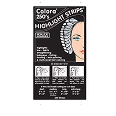  Colora Highlight Strips 4X7'' - 250 pk