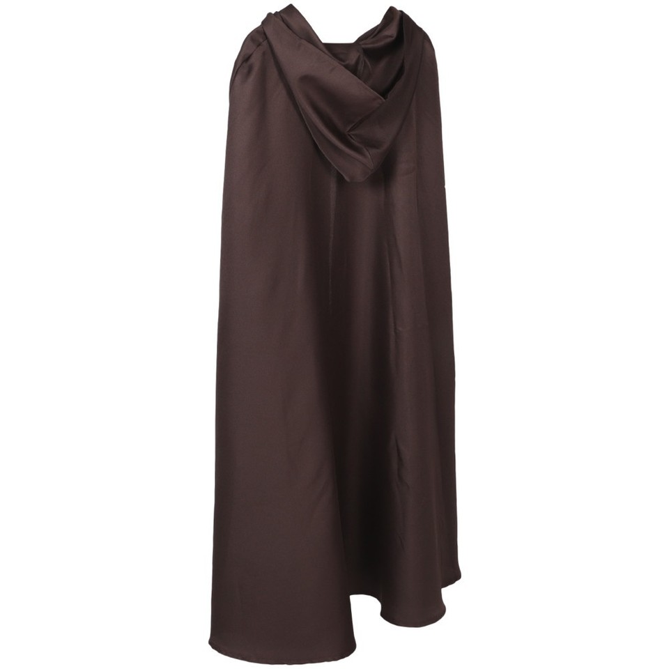 Men Hooded Cloak Adult Medieval Cape with Hood Halloween Hooded ...