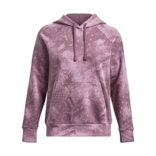 Under Armour 1379625 Women's UA Freedom Rival Fleece Amp Hoodie, Purple, Small