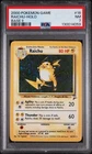 2000 POKEMON BASE SET 2 #16 RAICHU-HOLO PSA 7