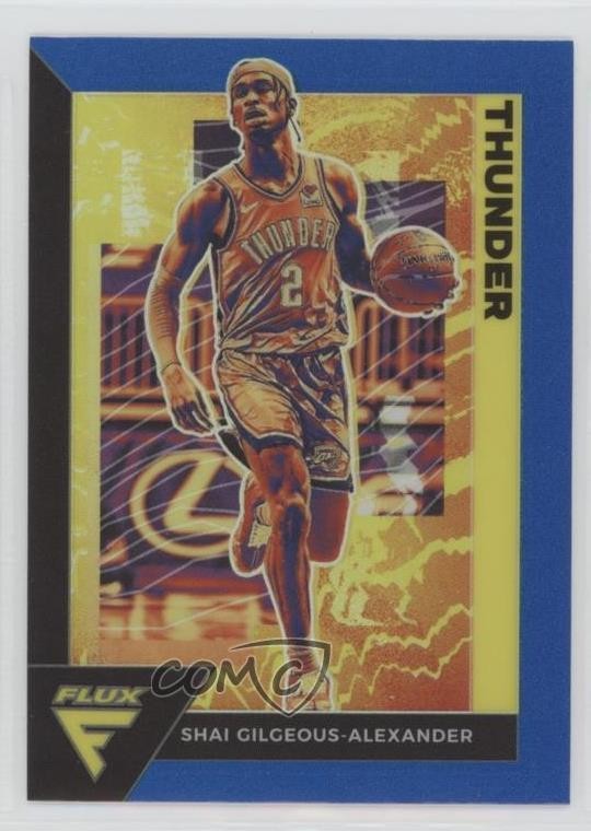 2020-21 Panini Flux Light Blue Prizm Shai Gilgeous-Alexander #121 1rv3
