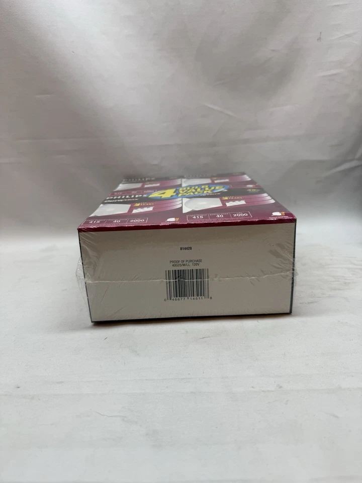 4-Philips Duramax Vanity Light Bulbs Clear Long Life 40 Watt Medium Base G25 - Image 3 of 4