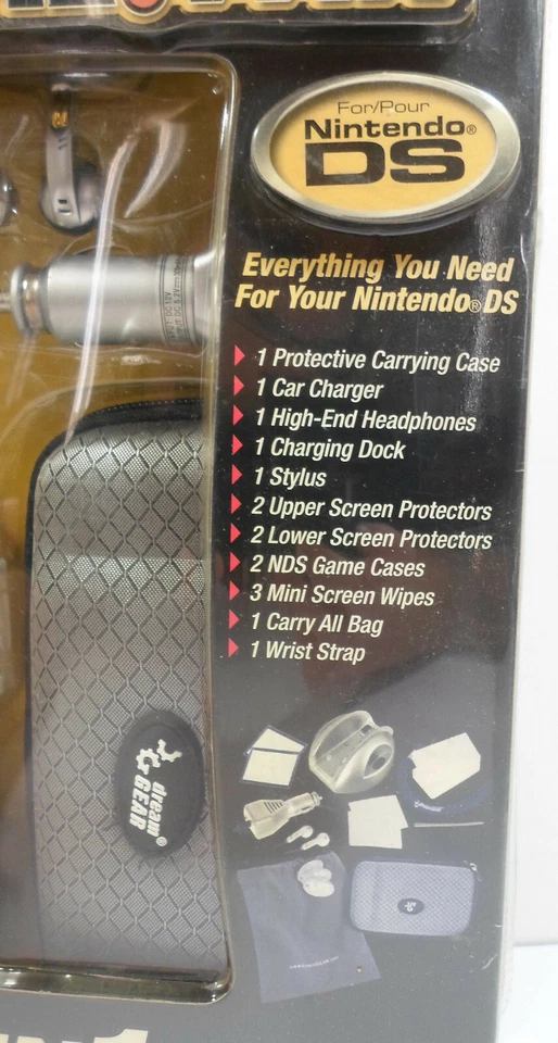 NINTENDO DS NDS DREAM GEAR 16 in 1 BIG DEAL BUNDLE PACK ACCESSORIES MISP SEALED - Image 3 of 4