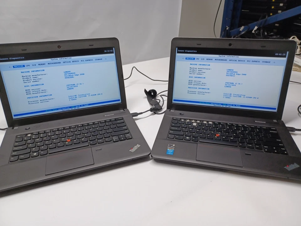 Lote de 4 | Portátil Lenovo ThinkPad E440 i5-4200M 4GB Sin HD Foto 3 de 4