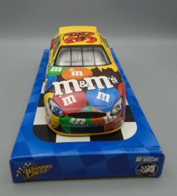 Winner's Circle M&M's ミニカー 38号 NASCAR Winner's Circle #38 Elliott Sadler Signed M&M Race