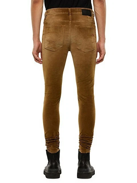 Diesel D-AMNY-Y Pantaloni (Jeans) 069PS Size W33 Skinny Stretch Brown