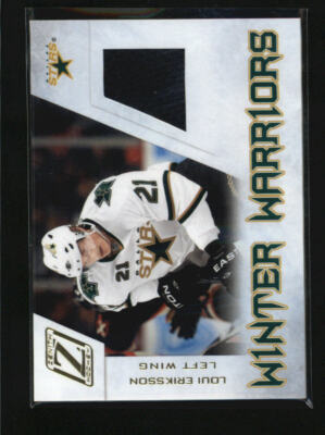 LOUI ERISSON 2010/11 10/11 ZENITH WINTER WARRIORS GAME USED WORN JERSEY AF2525