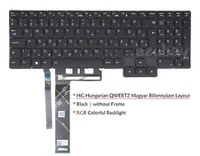 Hungarian Keyboard For Lenovo Legion 5-15ARH05 5-15ARH05H 5-15IMH05 RGB Backlit