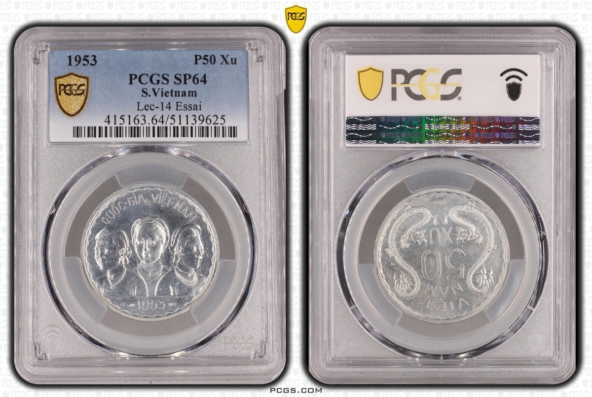 1963年 南ベトナム 50 Xu 硬貨 PCGS MS64 1963年 南ベトナム 50 Xu 硬貨 PCGS MS64 - メルカリ