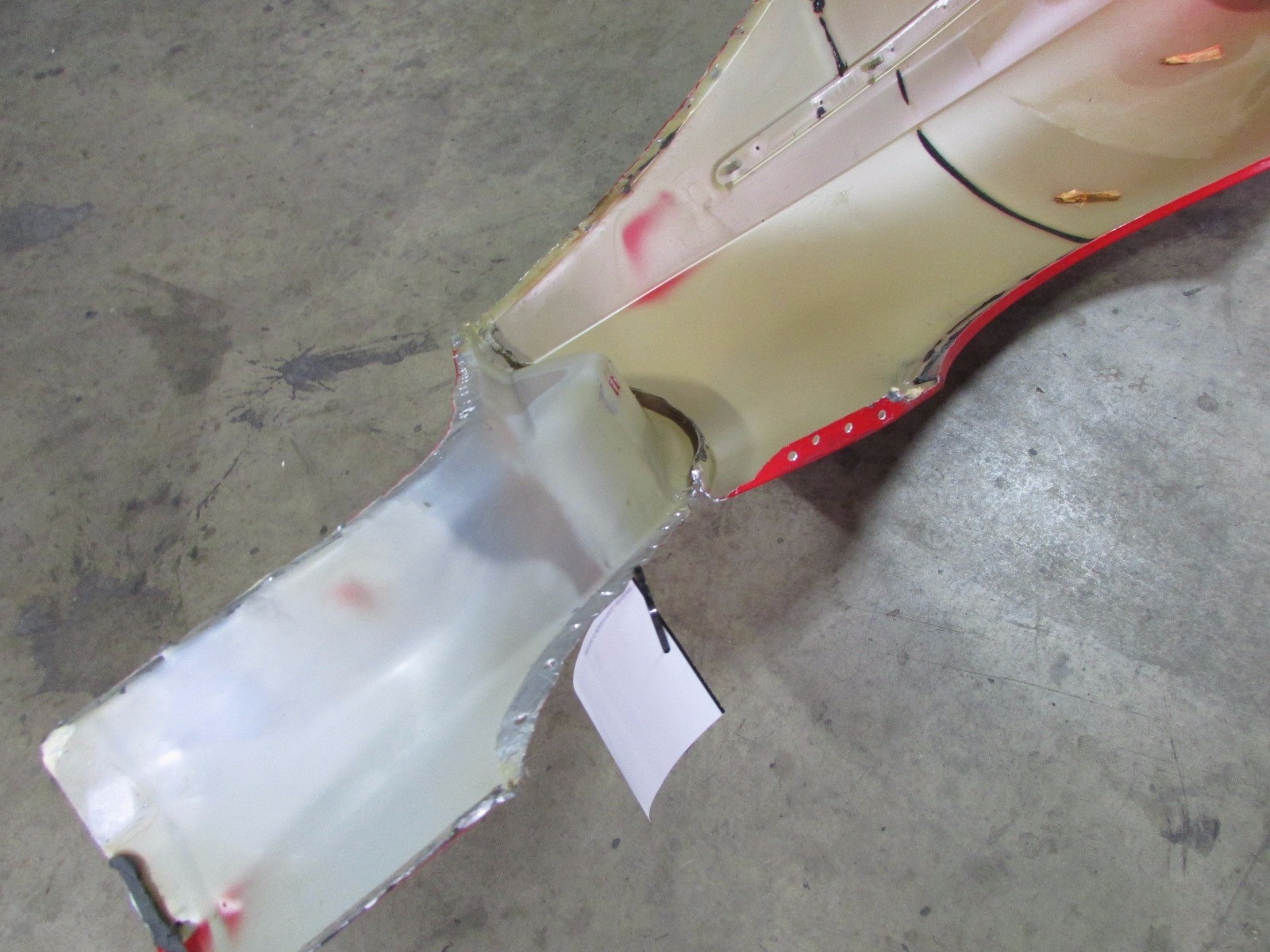 Ferrari 599 GTB, RH, Right Rear Main Quarter Panel, Red, Used, P/N 68058911