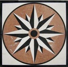 Floor Medallion Marble Mosaic 36  x36  