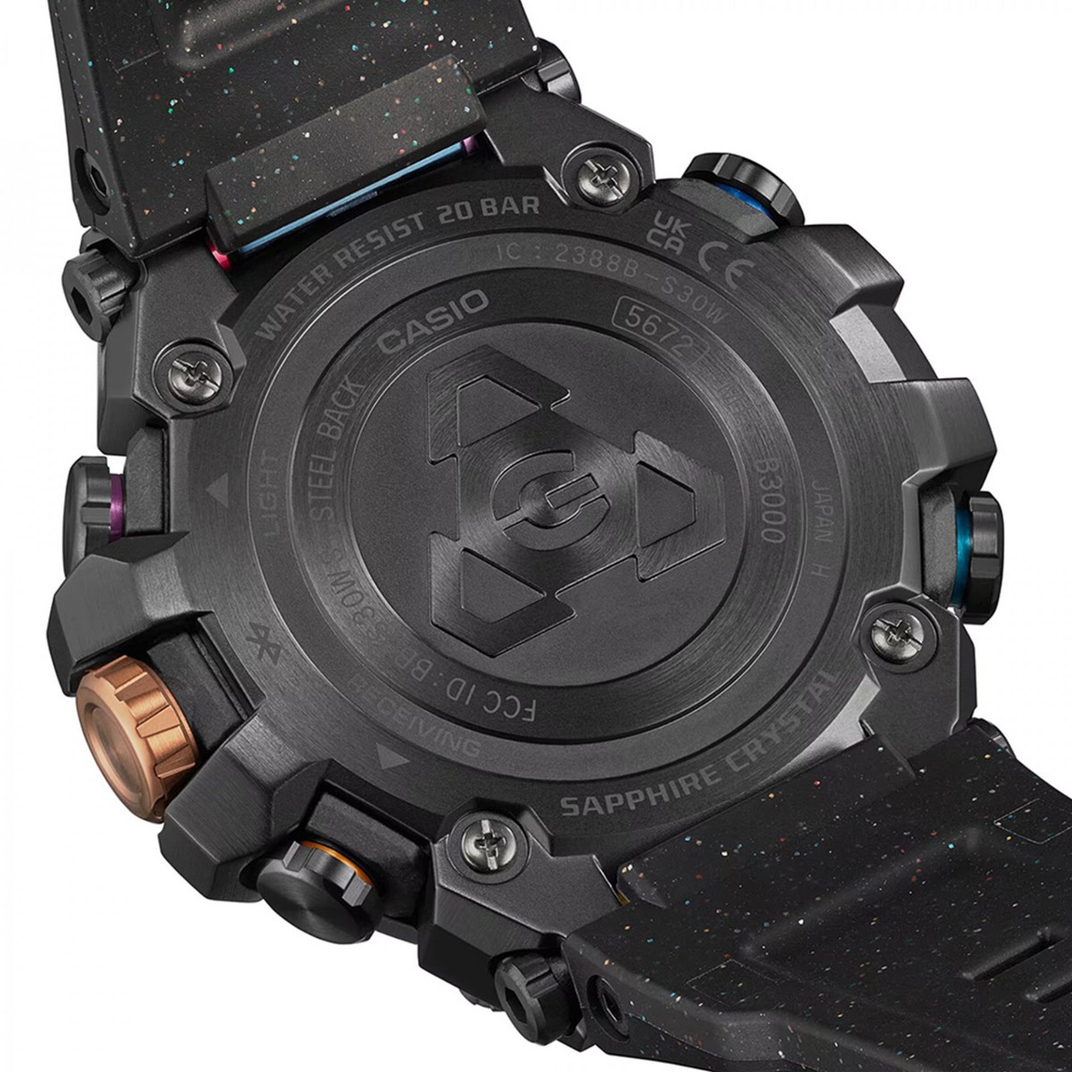 Casio G-shock G-9300-1d 200m Mudman Solar Powered Rugged Black