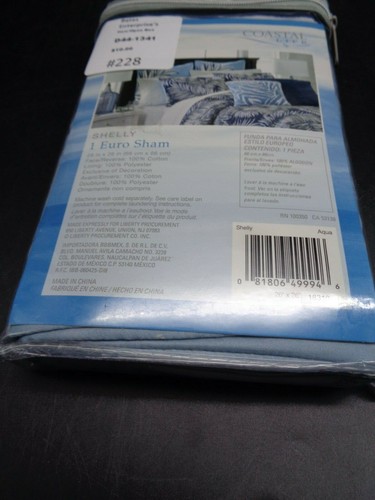 Shelly 1 Euro Sham Coastal Life 100% Baumwolle - Bild 3 von 4